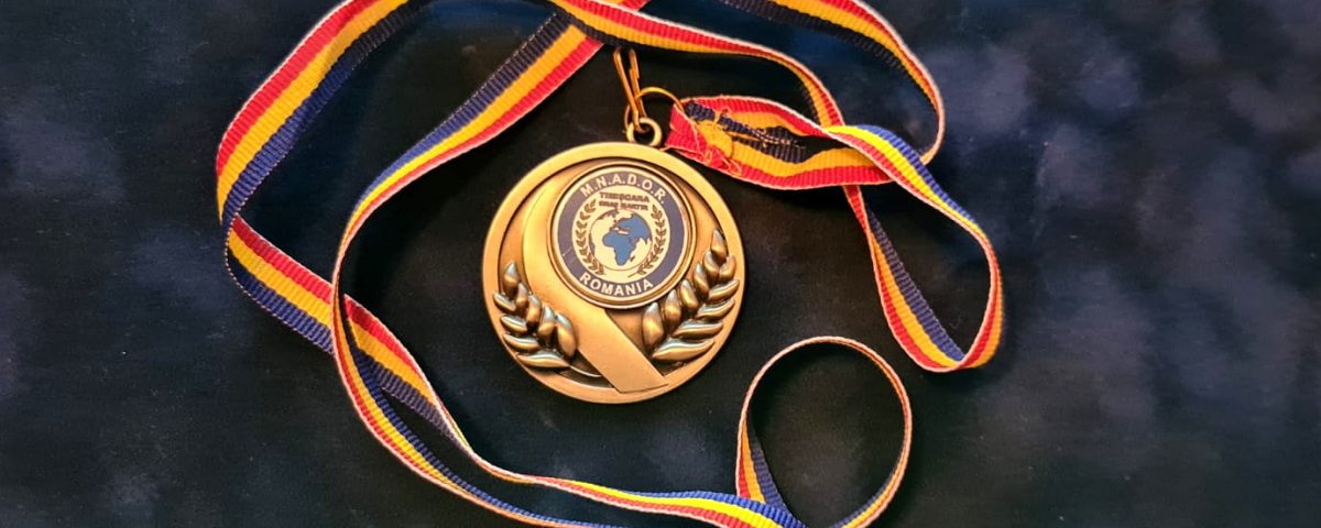 Diploma de Excelență acordată în semn de admirație din partea ”M.N.A.D.O.R. Timișoara – Oraș Martir”